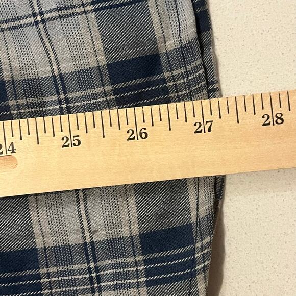 511 Tactical Shirt‎ Mens Medium Blue Gary Plaid Hunting Camping Hiking Outdoors - Picture 5 of 8